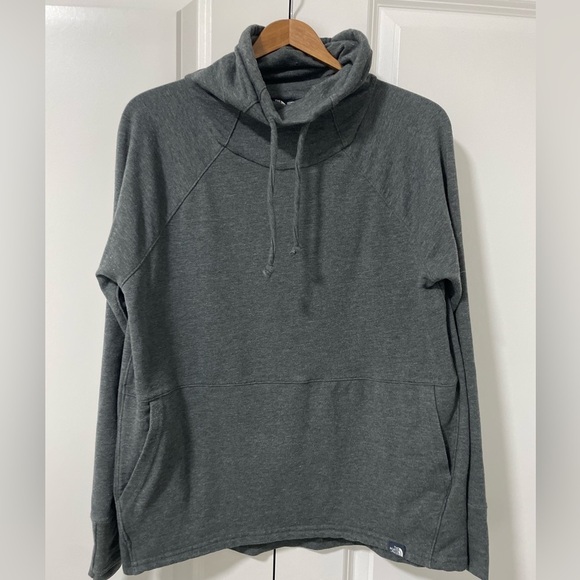 #81-THE NORTH FACE-  Women's Lanna Pullover Hoodie Size medium Mock Cowl Neck - Picture 1 of 5